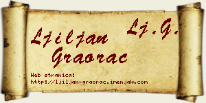 Ljiljan Graorac vizit kartica